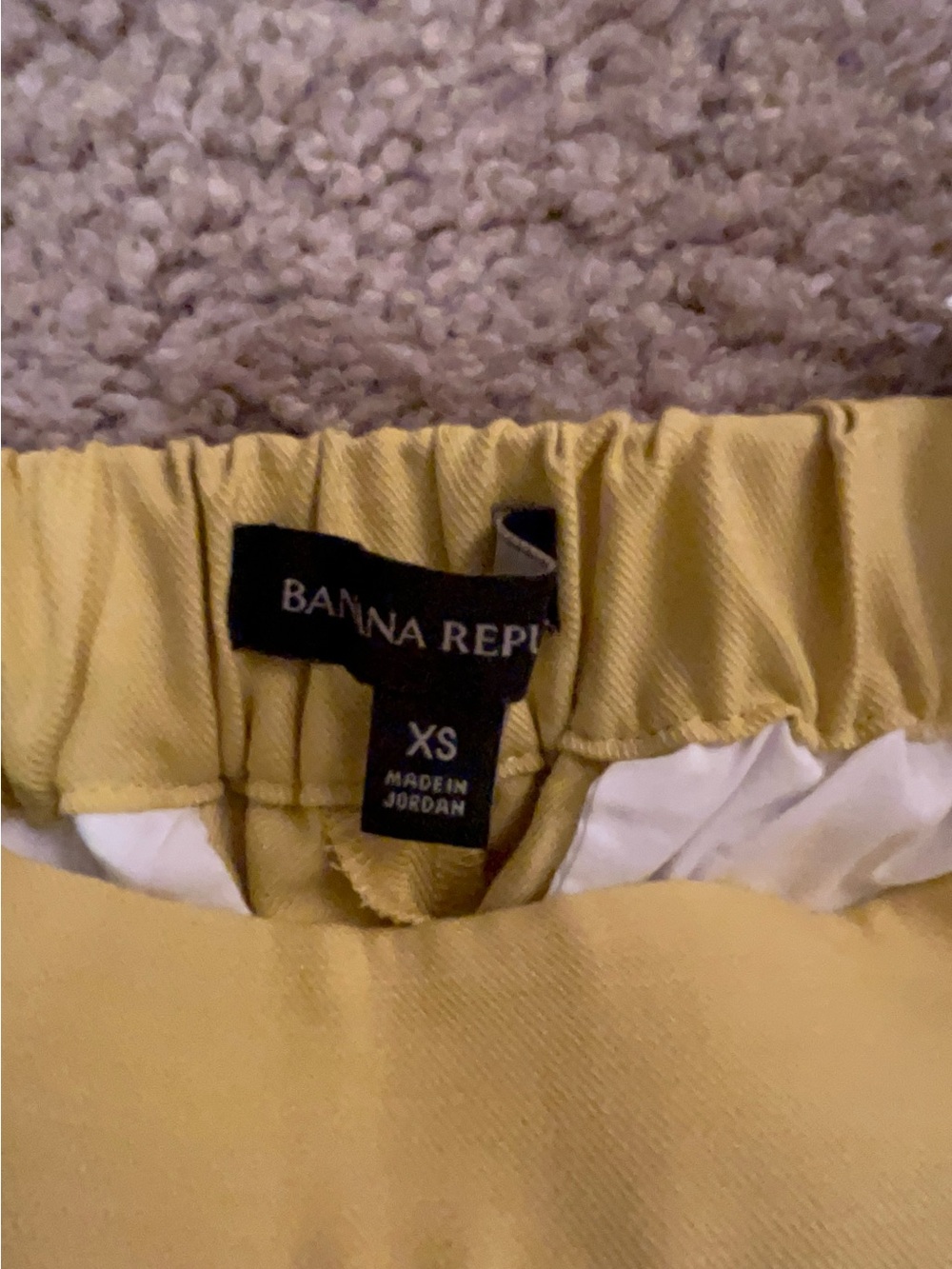 BANANA REPUBLIC WIDE-LEG HIGH-RISE LINEN-BLEND PANT XS - Picture 7 of 11
